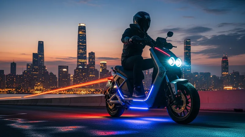 Trottinette Dualtron puissante en ville