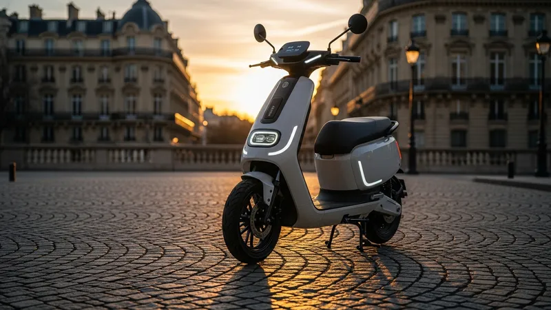 Trottinette électrique Xiaomi en ville